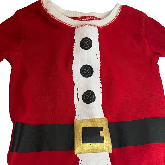 Babies R US Santa Elf Red & Black Girls Boys Christmas Pajamas Size 24 months - Picture 6 of 7